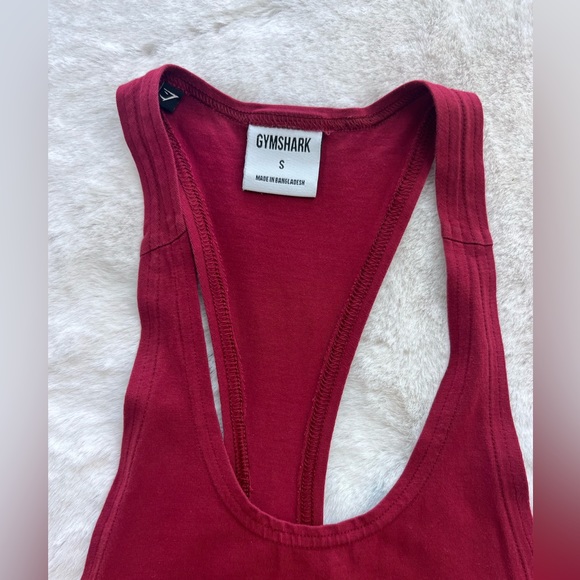 Gymshark Scoop Neck Cut Off Style Tank Top Size Small - Picture 3 of 6